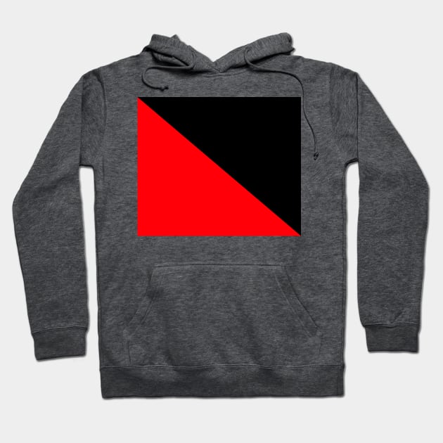 Anarcho-Syndicalism Flag - Plain and Simple Hoodie by SolarCross